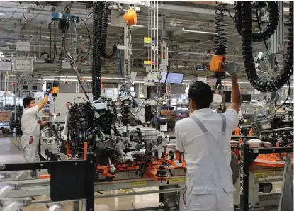  ?? JESÚS ZAVALA ?? Esta semana, la planta Audi México entró a un paro técnico por dos días.