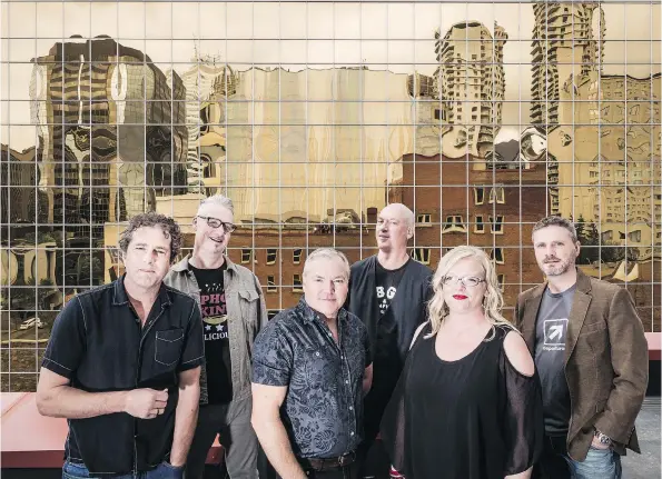  ??  ?? Edmonton band Captain Tractor plays the Exchange in Regina Saturday, during the 25th anniversar­y tour. “It’ll be a bunch of 50-year-olds, just having a great time,” co-founder Chris Wynters says.