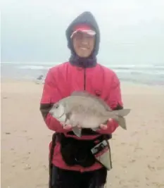  ?? Picture: SUPPLIED ?? CLASSY CATCH: Ethan Janse van Rensburg with a bronze bream.