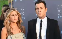  ??  ?? Jennifer Aniston dhe Justin Theroux