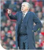  ??  ?? Toffees coach Carlo Ancelotti