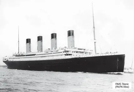  ?? ?? RMS Titanic (PA/PA Wire)