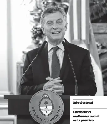  ?? ARCHIVO LA NUEVA. ?? Macri anunciaría este miércoles líneas a 30 años de plazo.