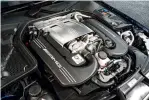  ??  ?? The RS4 produces 450hp and 600Nm from its downsized 2.9-litre twin-turbo V6;
C63 S makes a more compelling 510hp and 700Nm from a 4.0-litre twin-turbo V8.