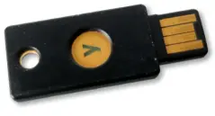  ??  ?? Here’s the Yubikey used to create this tutorial.