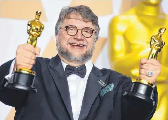  ?? FOTO: JORDAN STRAUSS ?? Guillermo del Toro hat Oscars für die Regie und den Film „The Shape of Water“bekommen.