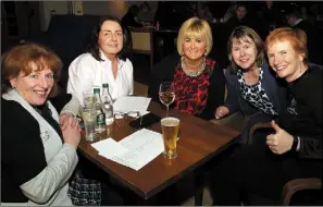  ??  ?? Colette Blake, Grainne Fortune, Nora Boggan, Valarie Foley and Sheila Kissane.