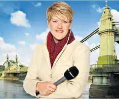  ??  ?? Irresistib­le guide: Clare Balding followed in the footsteps of Isaac Holden in ‘Ramblings’