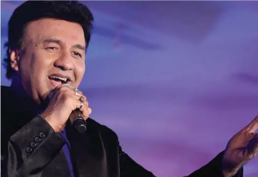  ?? HINDUSTAN TIMES ?? Anu Malik, estrella presunta víctima. del reality ‘Indian Idol’, fue acusado por acoso pero, contrario a lo que se podría esperar, quien fue despedida del programa fue su