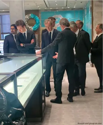 Bernard Arnault's First Official Visit to Tiffany's Fifth Ave. Flagship –  WWD