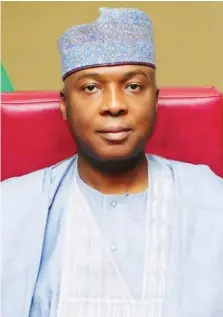  ??  ?? Senate President Bukola Saraki