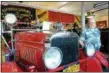  ?? TANIA BARRICKLO — DAILY FREEMAN FILE ?? Bill Knowles, president of the board of directors of the Volunteer Firemen’s Hall and Museum, stands in front of a 1934 Sanford Fire Engine in the museum in 2016.