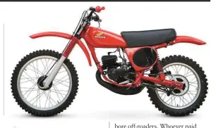  ??  ?? RIGHT: Great to ride, fabulous to look at, this CR125M was also pleasingly affordable as well