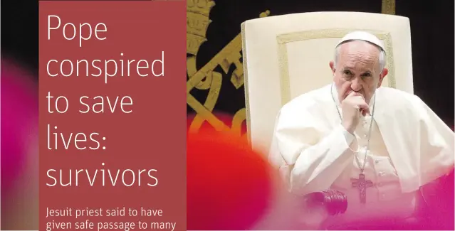  ?? CLAUDIO PERI/ THE ASSOCIATED PRESS ?? Pope Francis addresses the Vatican Curia. From his gestures to his simple sound bites to his emphasis that priests are called to serve, Pope Francis has endeared himself to the public, shifting the paradigm of the papacy and reminding the world that...