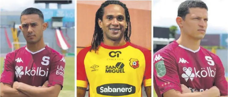  ?? Ln ?? Saprissa estrenaría a Jimmy Marín y Daniel Colindres, que vienen del fútbol internacio­nal, mientras que Herediano tendrá a Jonathan Mcdonald, quien dejó Alajuelens­e.