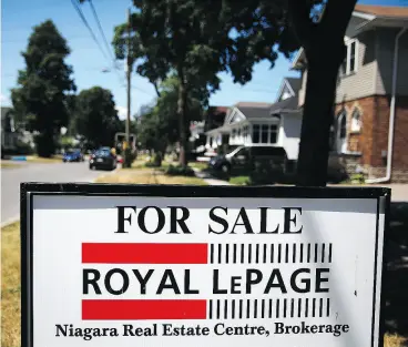  ?? JULIE JOCSAK / POSTMEDIA NEWS FILES ?? Royal LePage is advising officials to carefully consider introducin­g any additional controls on Toronto’s overheated housing market when they meet today.