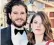  ??  ?? Kit Harington and Rose Leslie had feared the garden would slide, into the water, at their farmhouse in Suffolk