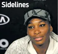  ??  ?? A police report released Thursday said tennis star Venus Williams caused a car crash earlier this month that led to the death of a passenger in a another vehicle.