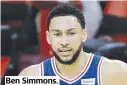  ??  ?? Ben Simmons.