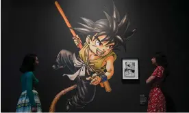  ?? Photograph: Daniel Leal-Olivas/AFP/Getty Images ?? An artwork from the manga series Dragon Ball by Toriyama Akira. The influentia­l Japanese artist has died aged 68.