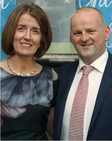  ??  ?? Bedside vigil: Seán Cox with his wife Martina