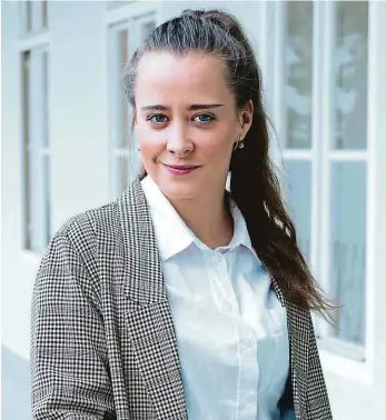  ?? Foto: Alena Hrbková ?? Čtvrtým rokem Anna Grundmanov­á, dříve Stropnická, působí na pražské scéně od roku 2019.