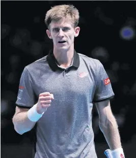  ?? Picture: Reuters ?? SOLID SEASON. Despite losing in the semifinals of the ATP Finals in London on Saturday, South Africa’s Kevin Anderson has had a good year.