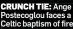  ??  ?? CRUNCH TIE: Ange Postecoglo­u faces a Celtic baptism of fire