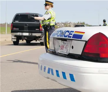  ?? TOM BRAID/ EDMONTON SUN FILES ?? Canadian jurisdicti­ons have enjoyed all but free rein in curtailing citizens’ rights under the banner of fighting the scourge of impaired driving, Chris Selley writes.