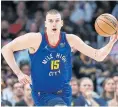  ?? USA TODAY SPORTS ?? The Nuggets’ Nikola Jokic in action last season.