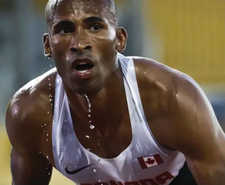  ?? LUCAS OLENIUK/TORONTO STAR ?? Canada’s Damian Warner set a Pan Am and Canadian record in winning the gold medal in the decathlon event at the Pan Ams.