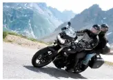  ??  ?? It’s a good bike for touring: Duncan Glennie loaded his Tiger 800 up and went to the Alps