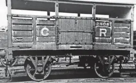  ?? ?? Centenary A livestock wagon of the type probably in use at the time of the St Fillans crash. Pic: Caledonian Railway Associatio­n