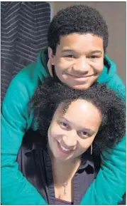  ?? Ana Dantas
LAFF ?? DAPHNE McWILLIAMS, shown with son Chase, is the director of the documentar­y “In a Perfect World.”