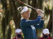  ?? ERIC GAY — THE ASSOCIATED PRESS ?? Amy Olson, winless in seven years on the LPGA Tour, took a one-stroke lead after the first round of the U.S. Women’s Open by shooting a 4-under 67, which included a hole-in-one.