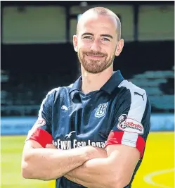  ?? Picture: SNS Group. ?? James Vincent is asking Dundee fans to get behind the team in today’s cup clash with Forfar at Dens.