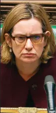  ??  ?? Angst-ridden: Amber Rudd