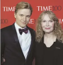  ??  ?? GETTING HIS STORY OUT: Ronan Farrow, shown with his mother, actress Mia Farrow, begged NBC News to run his expose on Hollywood mogul Harvey Weinstein but the network refused.