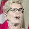  ??  ?? Kathleen Wynne