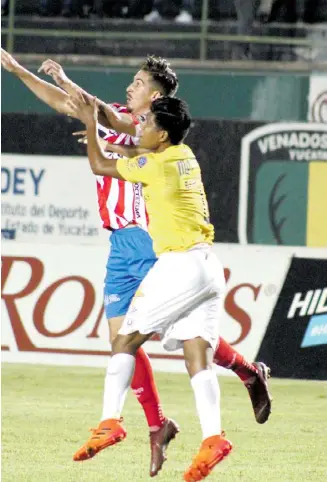  ??  ?? Atlético de San Luis dominó por momentos en la cancha, pero al final Venados se encontró con el empate. Foto cortesía Atlético de San Luis.