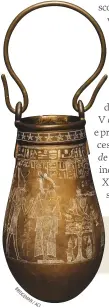  ??  ?? BR IDG EM AN / ACI
SITULA O VASO RITUALE CON SCENA CHE MOSTRA IL DIO OSIRIDE: PERIODO TOLEMAICO.