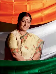  ?? REUBEN SINGH ?? SUSHMA SWARAJ 1952-2019