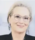  ??  ?? 0 Actress Meryl Streep is among the signatorie­s