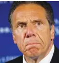  ?? AP PHOTO/JACQUELYN MARTIN ?? Former New York Gov. Andrew Cuomo