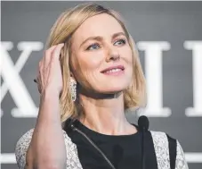  ?? Picture: GETTY ?? Naomi Watts launches a Cartier display in Canberra.