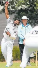  ?? Photos / Steven White ?? Weraroa allrounder Prabodha Arthavidu took 5-57 off 13 overs in the second innings.