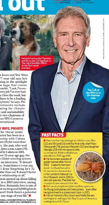 Pressreader You South Africa 03 05 Spotlight On Actor Harrison Ford