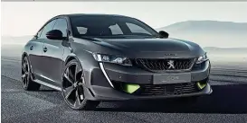  ??  ?? PEUGEOT 508 CONCEPT SPORT ENGINEERED. Junto al esperado 208 la marca del león exhibirá una variante muy especial del modelo que este año llegará a la Argentina.