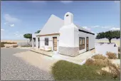  ?? PICTURE: SEEFF ?? Fisherman-style cottages are popular in Jaloersbaa­i, where a new developmen­t is being marketed.