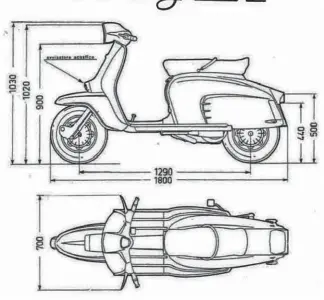  ?? ?? The dimensiona­l drawings show the Special’s TV lineage.